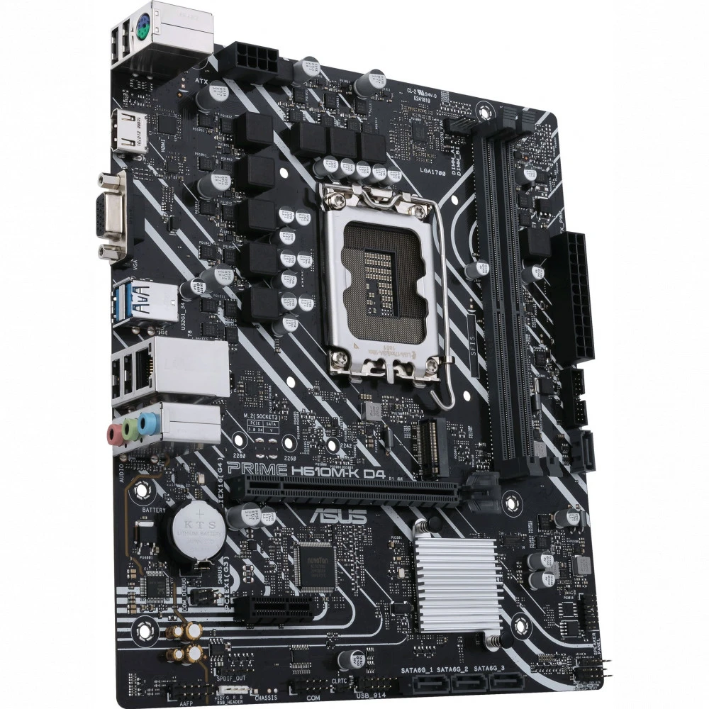 Материнская плата ASUS Prime H610M-K D4, LGA1700