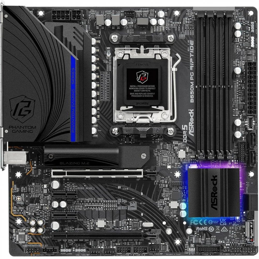 Материнская плата ASRock B650M PG Riptide, AM5 — 2