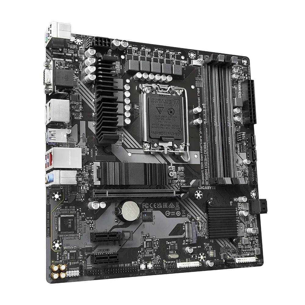 Материнская плата Gigabyte B760M DS3H DDR4, LGA1700 — 2