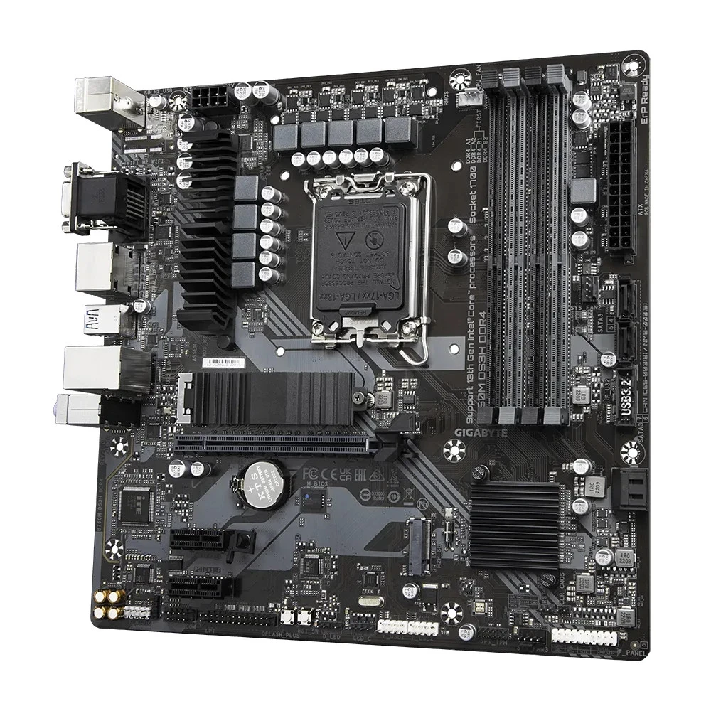 Материнская плата Gigabyte B760M DS3H DDR4, LGA1700 — 3