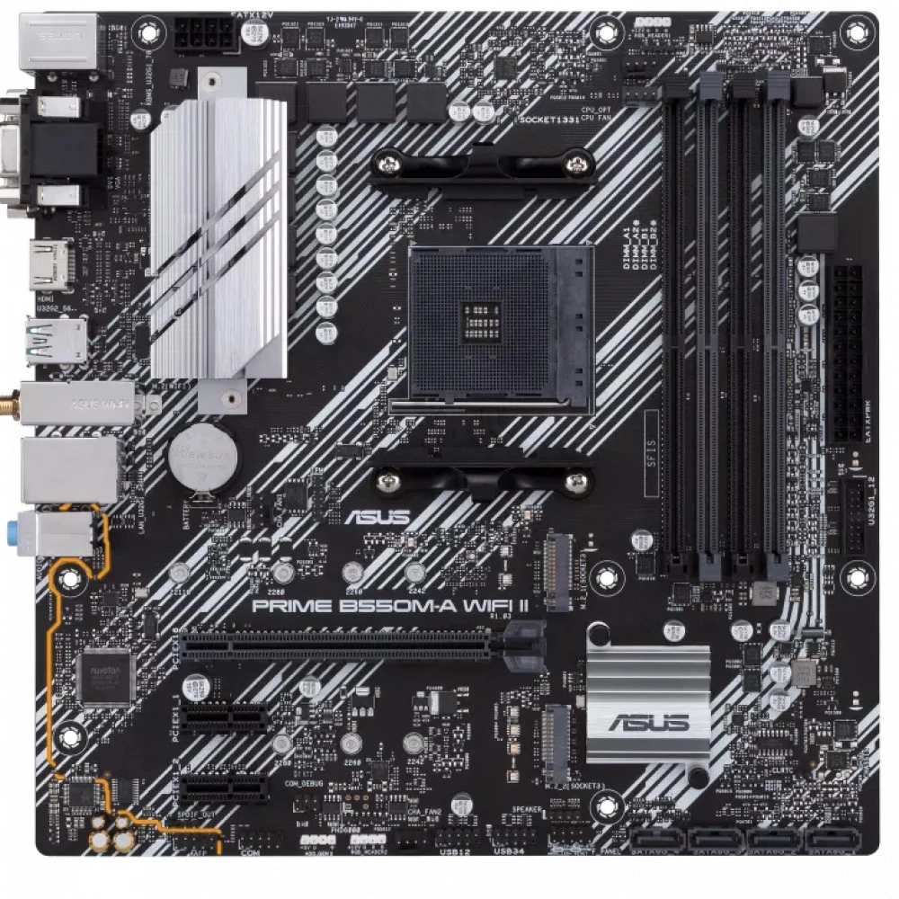 Материнская плата ASUS Prime B550M-A WIFI II, AM4