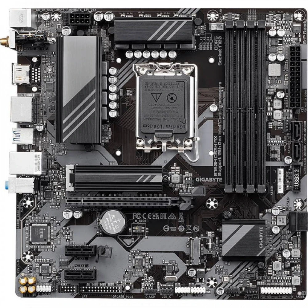 Материнская плата Gigabyte B760M DS3H AX, LGA1700 — 2