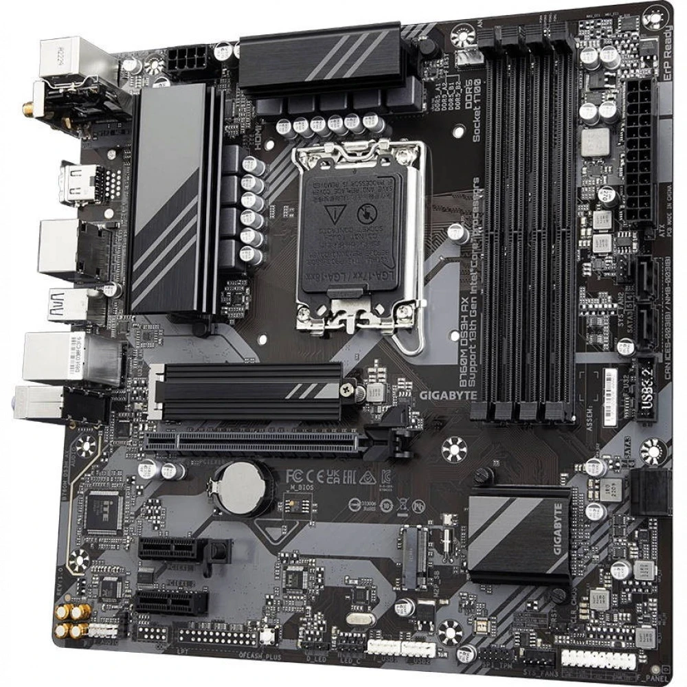 Материнская плата Gigabyte B760M DS3H AX, LGA1700 — 3