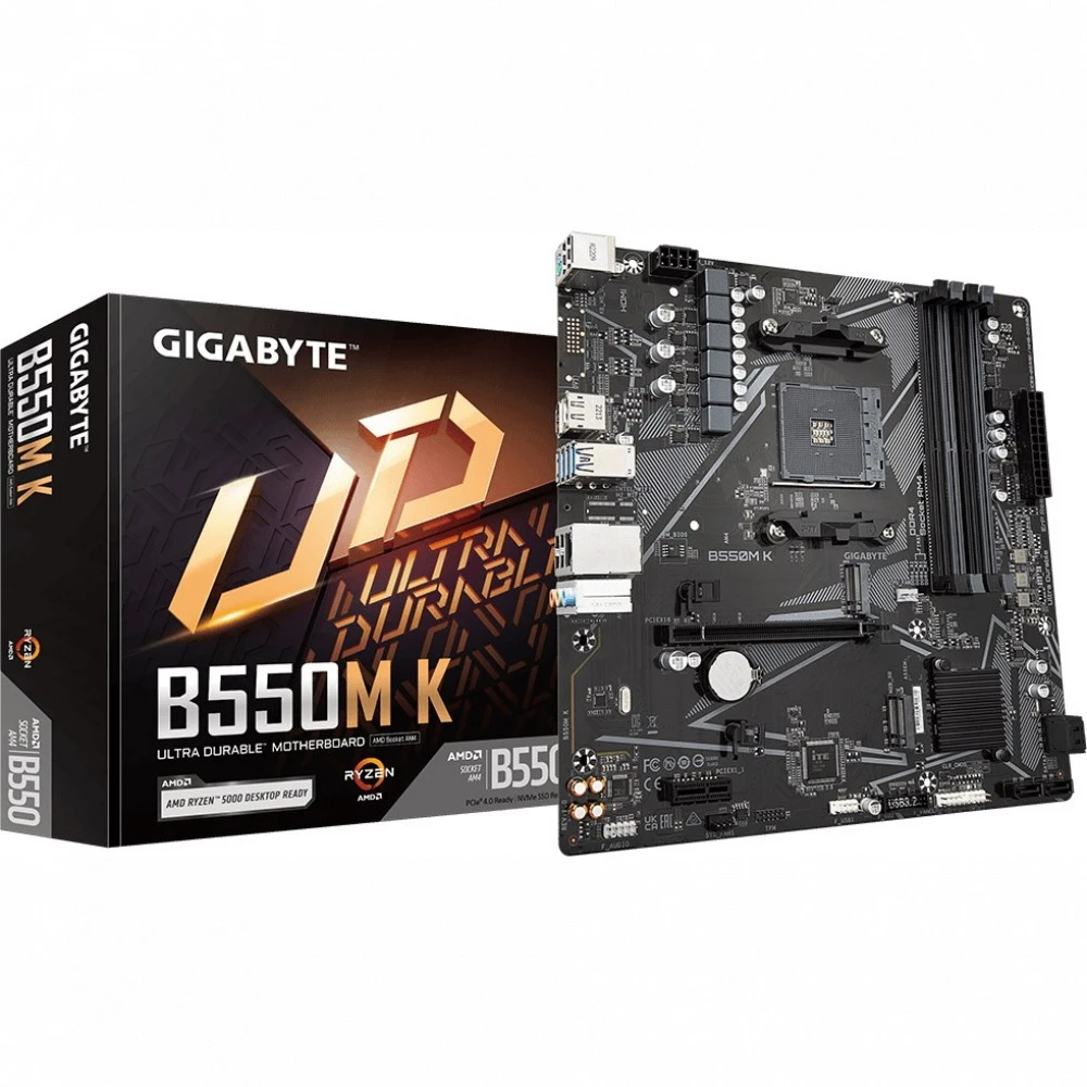 Материнская плата Gigabyte B550M K, AM4 — 5