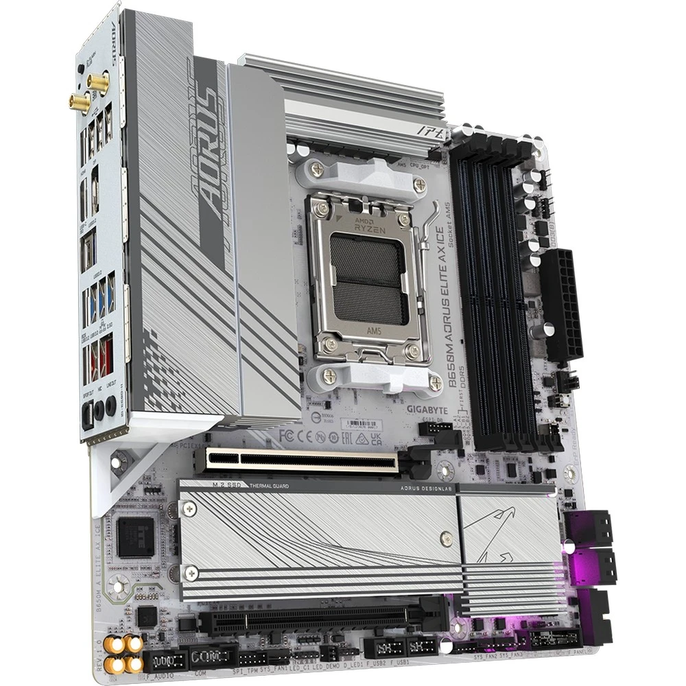 Материнская плата Gigabyte B650M Aorus Elite AX ICE, AM5