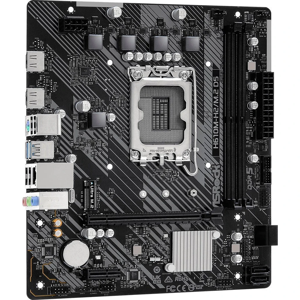 Материнская плата ASRock H610M-H2/M.2 D5, LGA1700