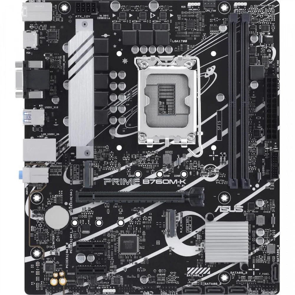 Материнская плата ASUS Prime B760M-K, LGA1700 — 2