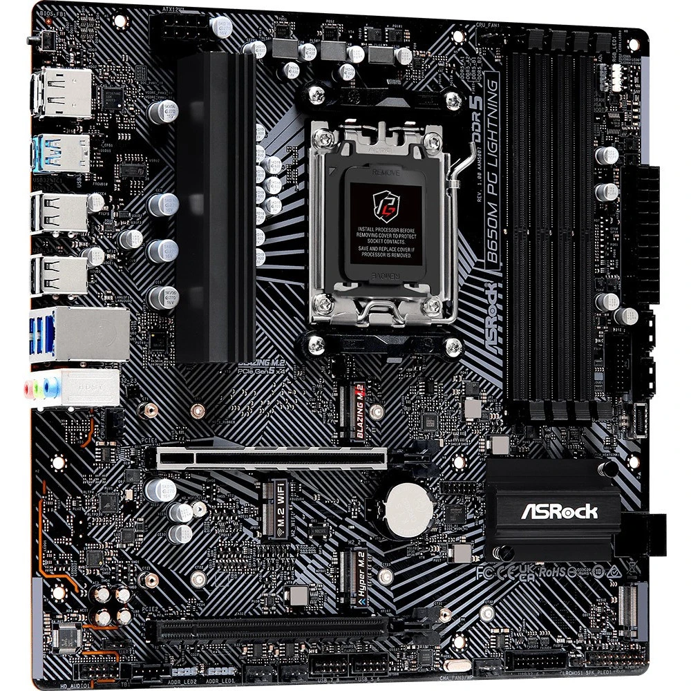 Материнская плата ASRock B650M PG Lightning, AM5