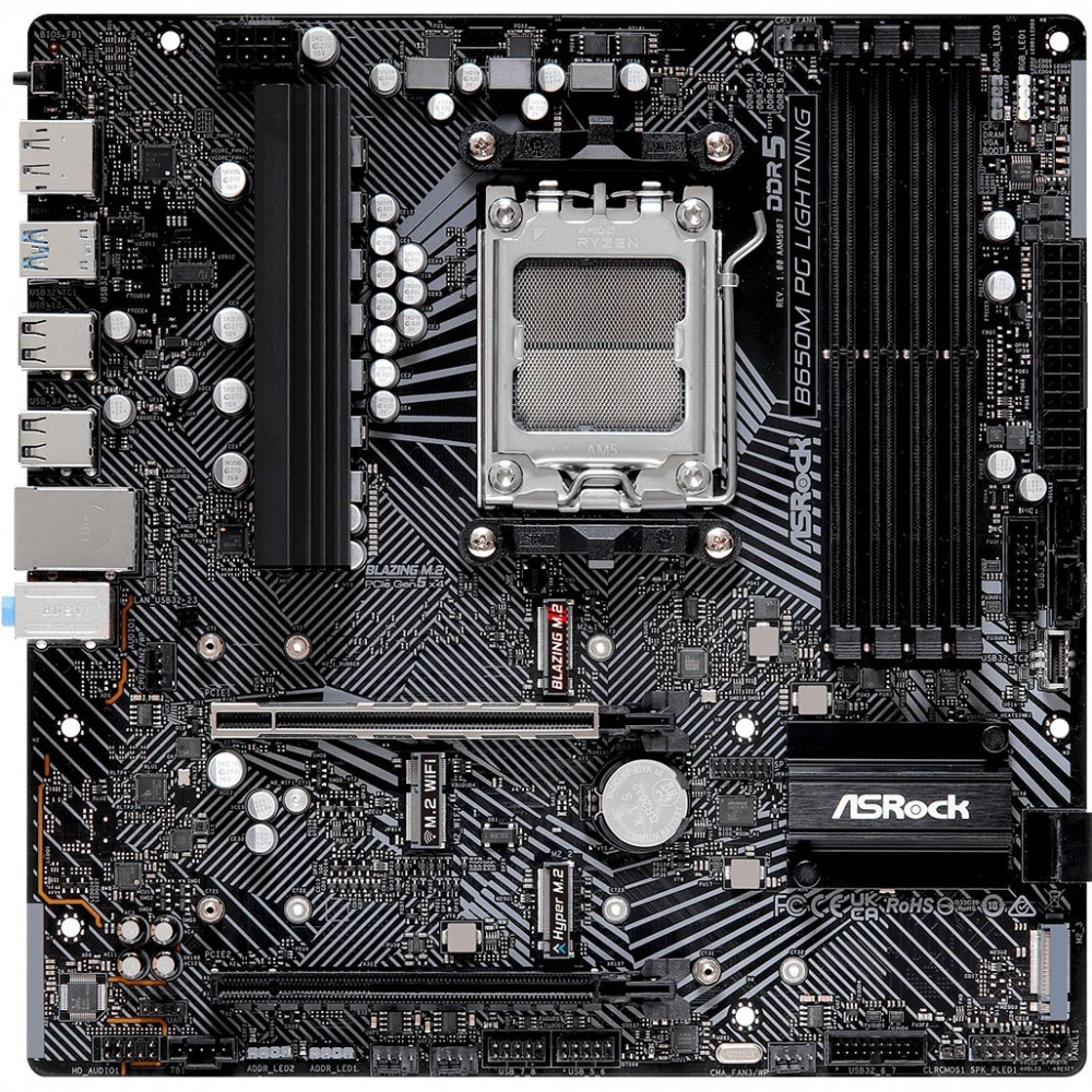 Материнская плата ASRock B650M PG Lightning, AM5 — 2