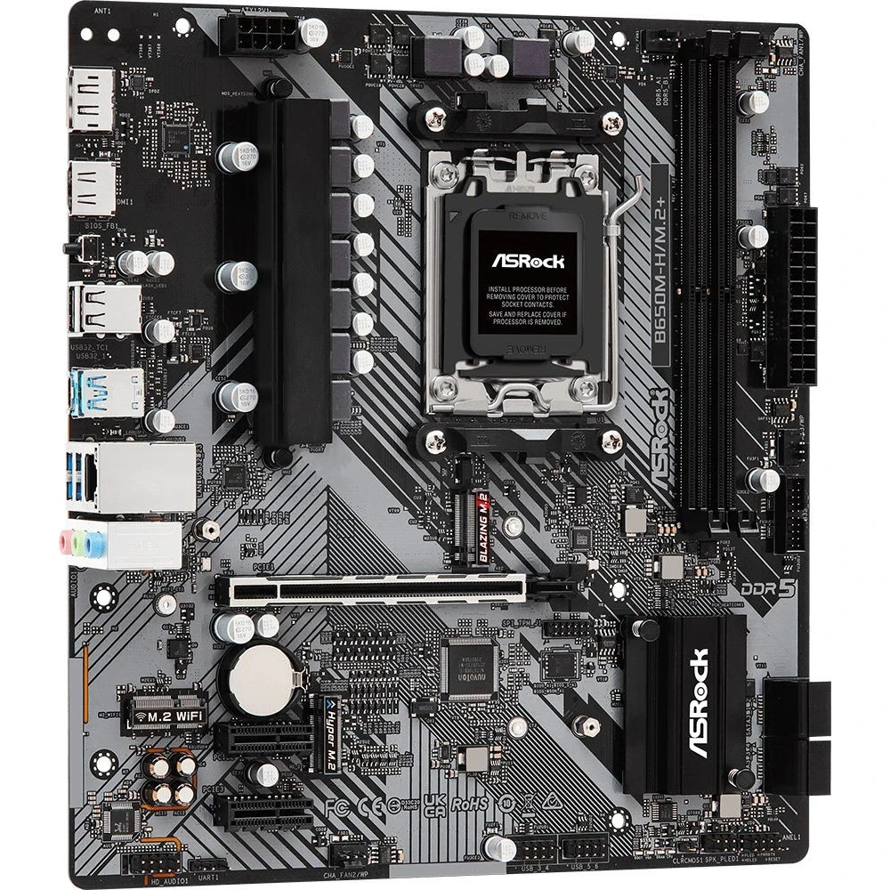 Материнская плата ASRock B650M-H/M.2+, AM5
