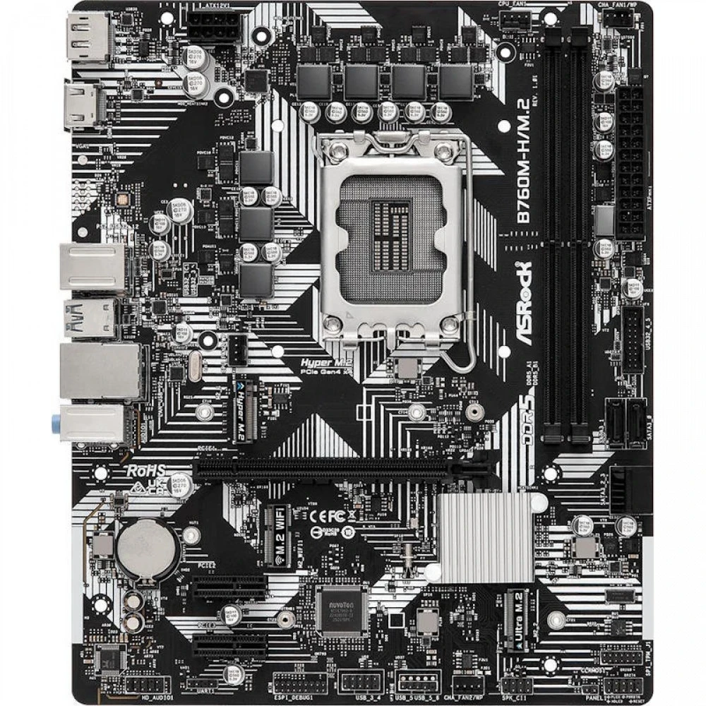 Материнская плата ASRock B760M-H2/M.2, LGA1700 — 2
