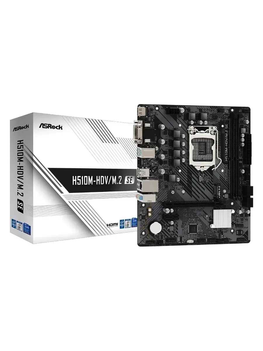 Материнская плата ASRock H510M-HDV/M.2 SE, LGA1200 — 4