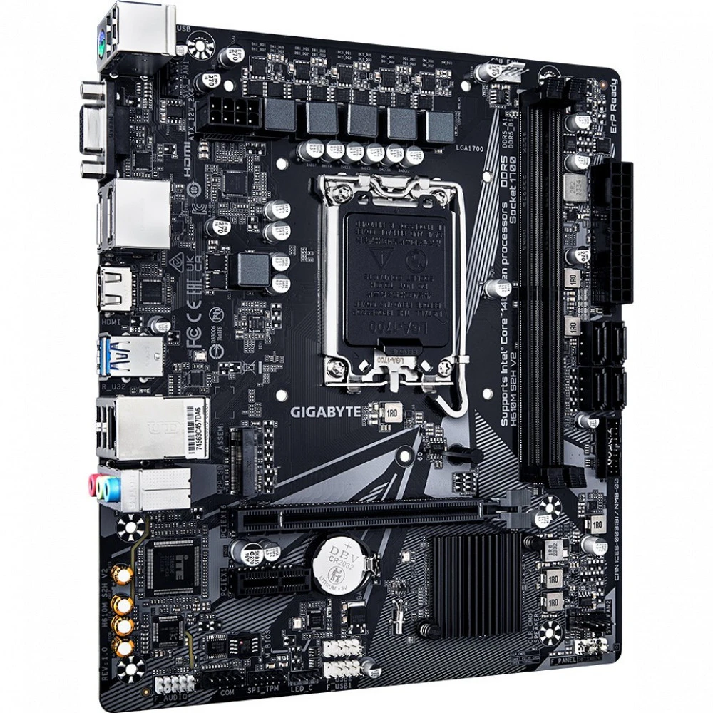 Материнская плата Gigabyte H610M S2H V2, LGA1700