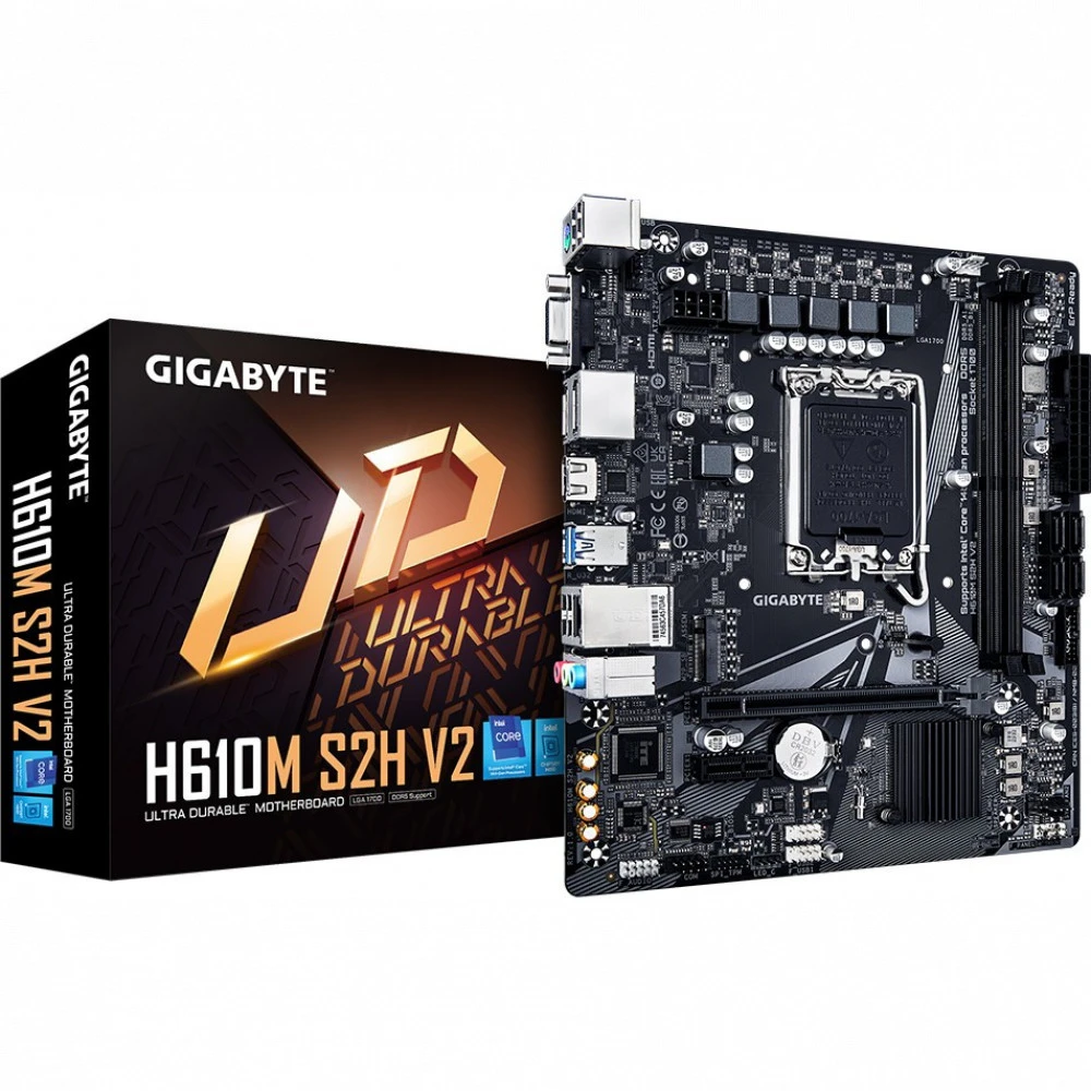 Материнская плата Gigabyte H610M S2H V2, LGA1700 — 5