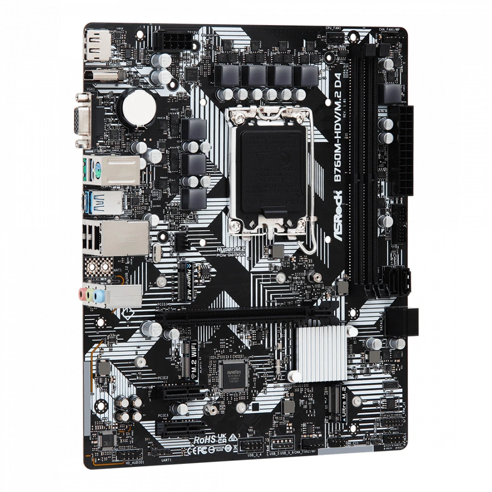 Материнская плата ASRock B760M-HDV/M.2, LGA1700