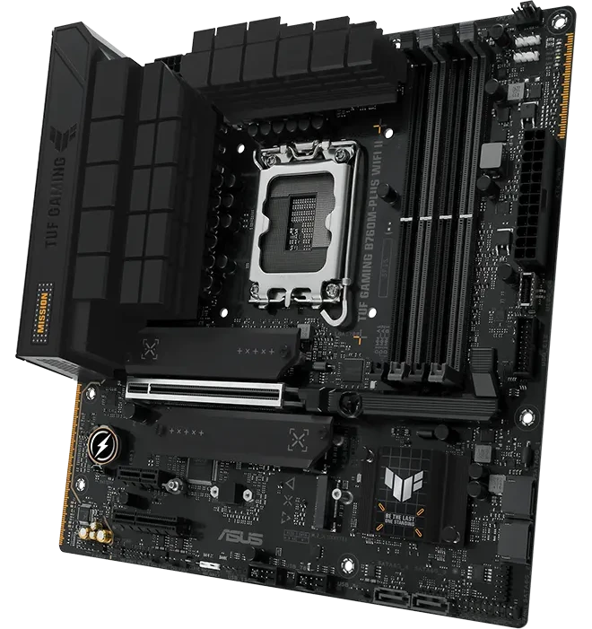 Материнская плата ASUS TUF Gaming B760M-Plus WiFi II, LGA1700 — 2