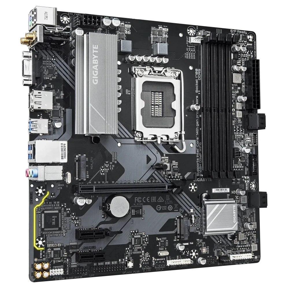 Материнская плата Gigabyte B760M D3HP WiFi6, LGA1700 — 2