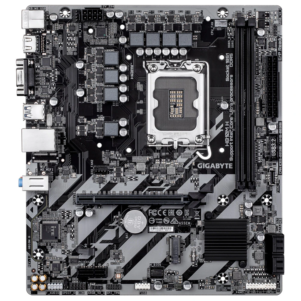Материнская плата Gigabyte H810M H, LGA1851