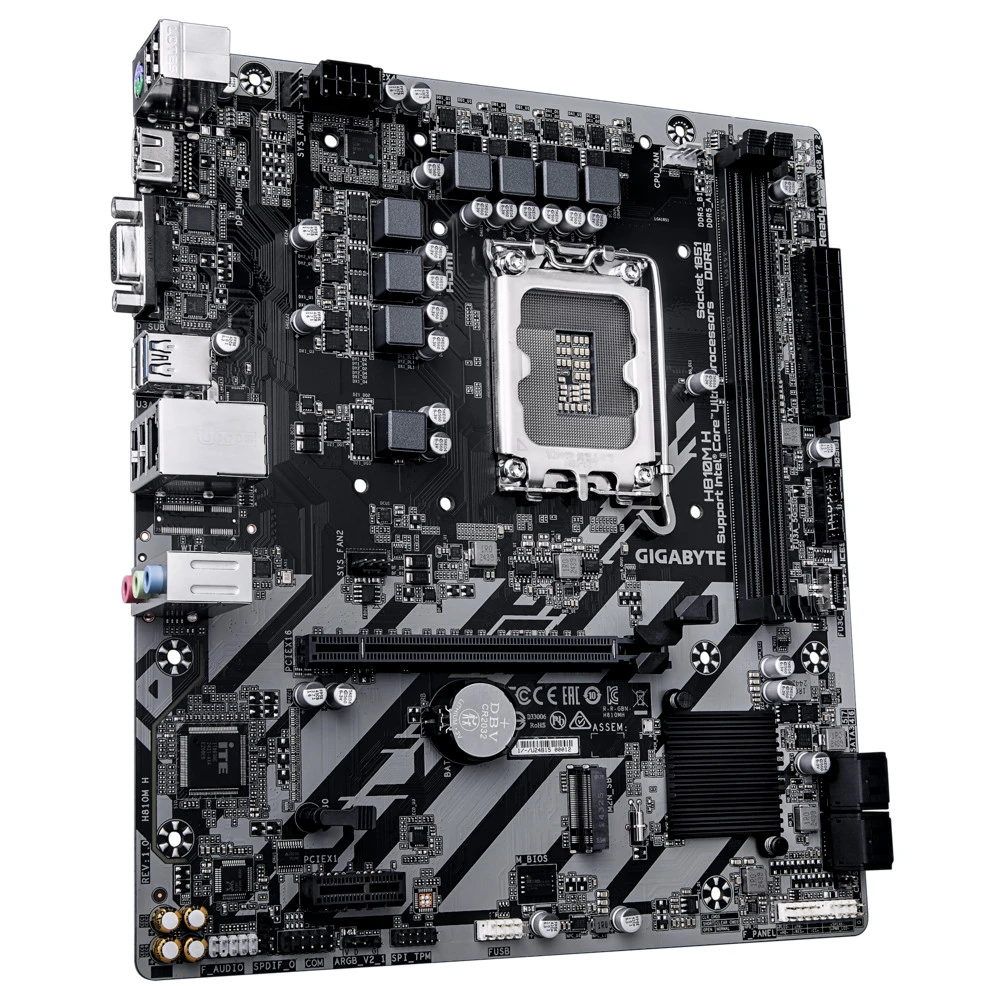 Материнская плата Gigabyte H810M H, LGA1851 — 2