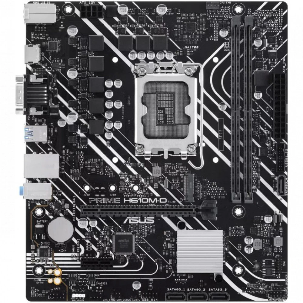 Материнская плата ASUS Prime H610M-D, LGA1700 — 2