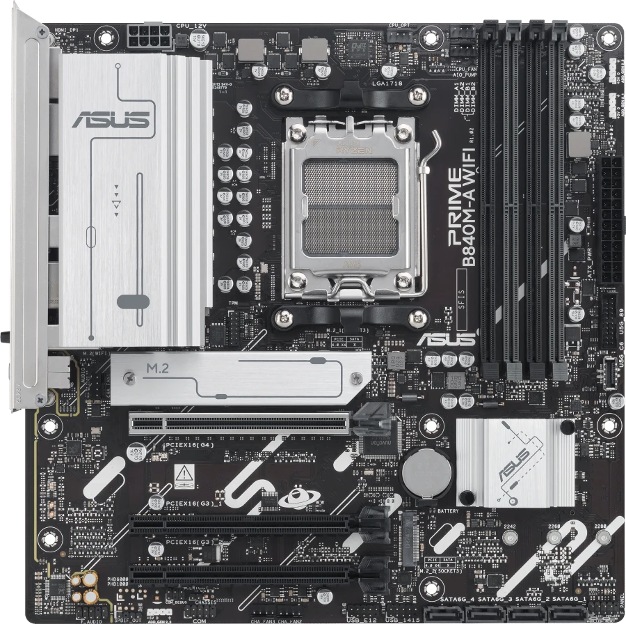 Материнская плата ASUS Prime B840M-A WIFI, AM5