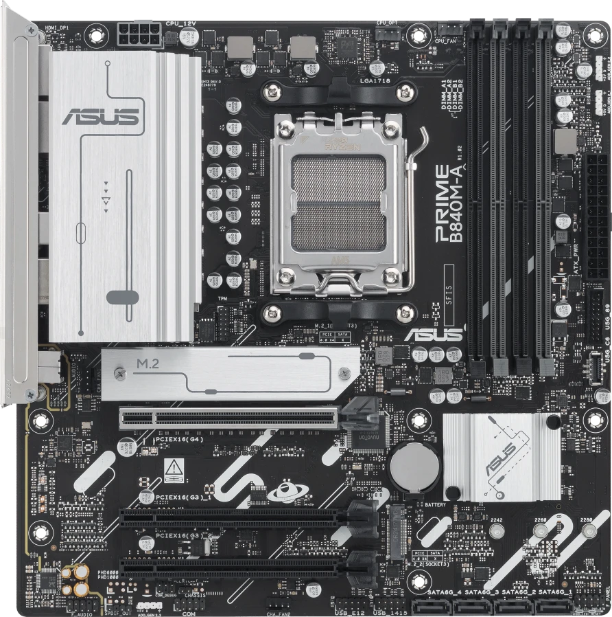 Материнская плата ASUS Prime B840M-A-CSM, AM5
