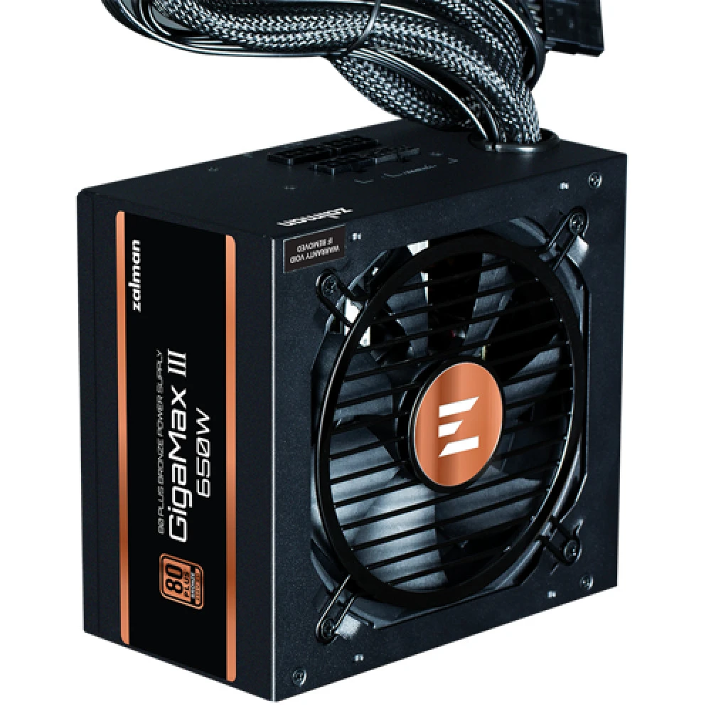БП ATX 850W Zalman GigaMax III, Bronze, 20+4/20+4+8/24+4/24+8/24+8+8, 12cm, 4x6+2p+16p PCI-E — 3