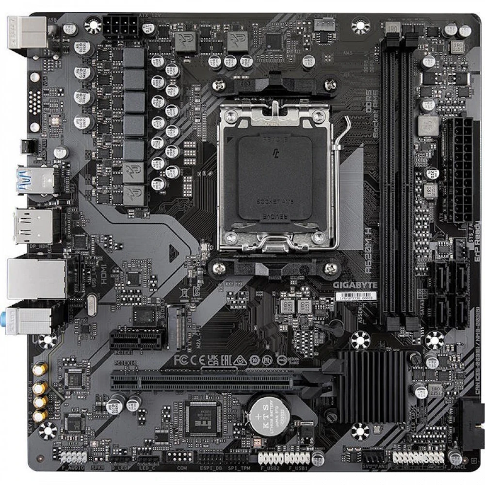 Материнская плата Gigabyte A620M H, AM5 (REV 2.0) — 2