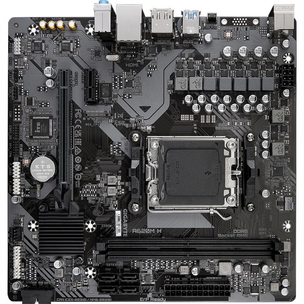 Материнская плата Gigabyte A620M H, AM5 (REV 2.0) — 3
