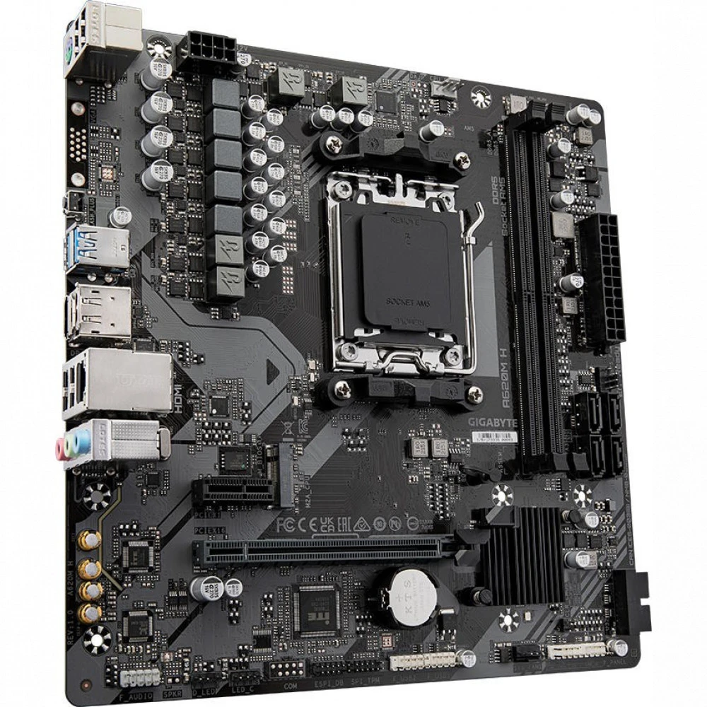 Материнская плата Gigabyte A620M H, AM5 (REV 2.0)