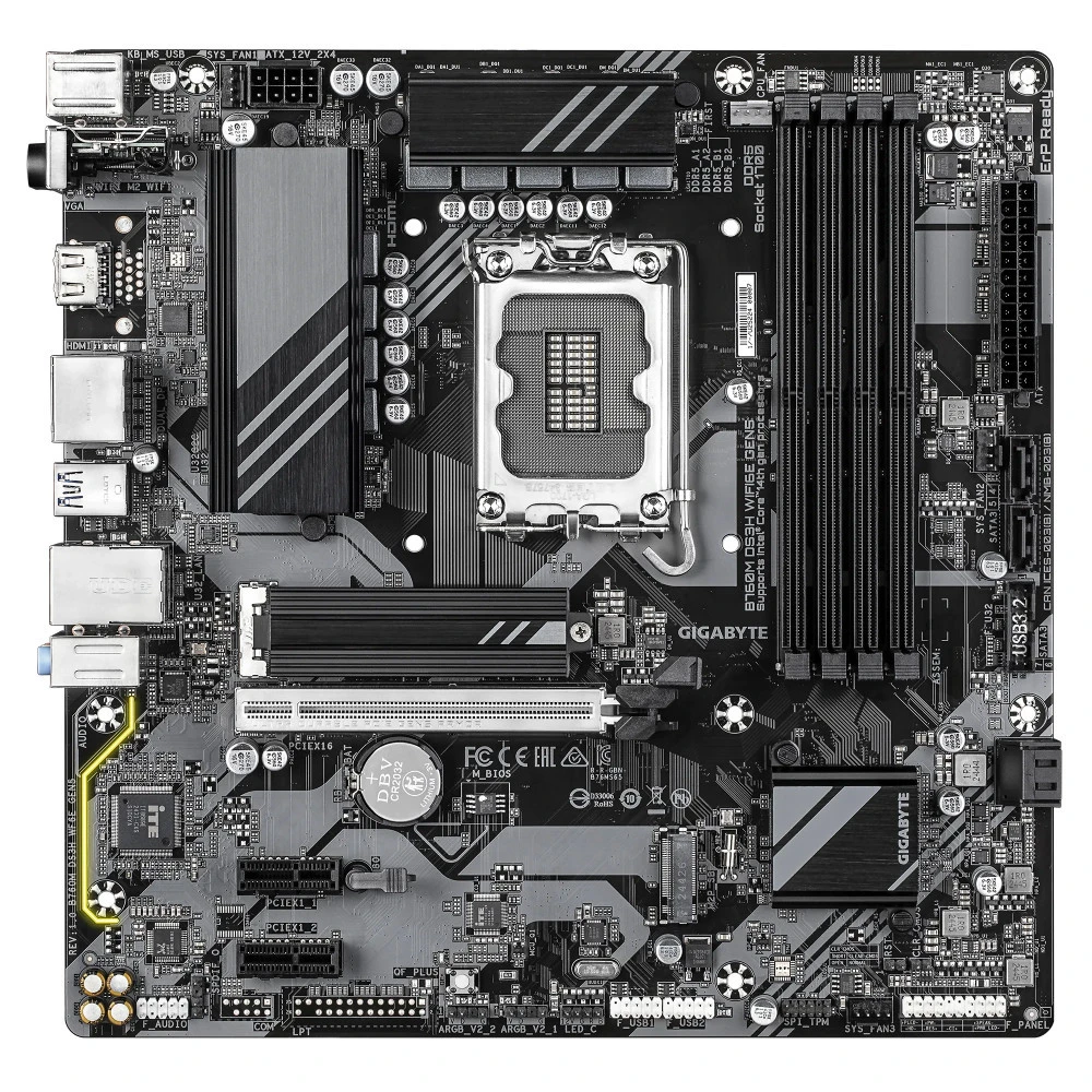 Материнская плата Gigabyte B760M DS3H WiFi6E Gen5, LGA1700