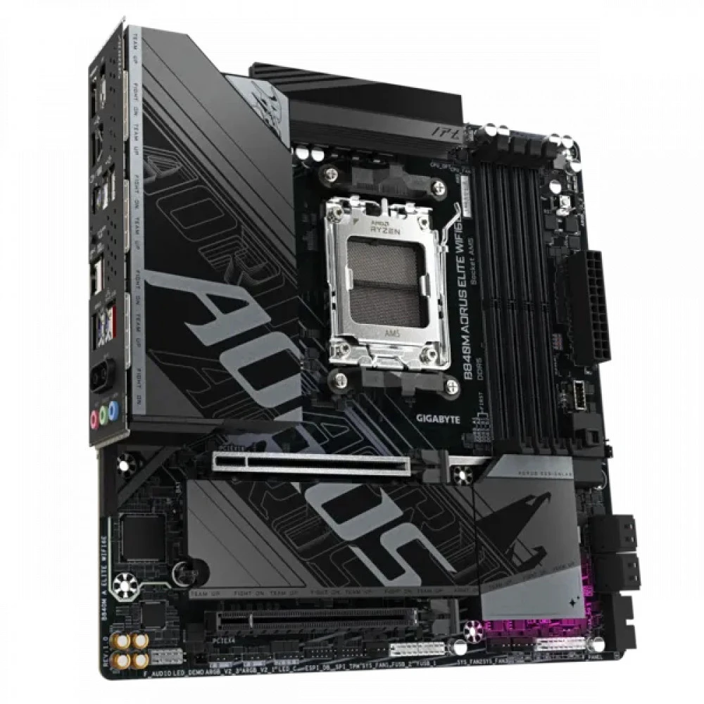 Материнская плата Gigabyte B840M Aorus Elite WiFi6E, AM5 — 3