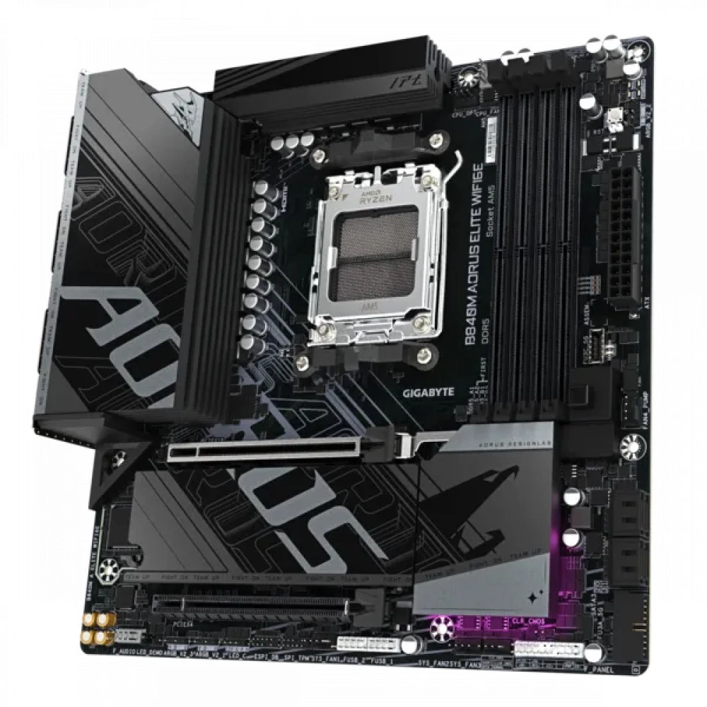 Материнская плата Gigabyte B840M Aorus Elite WiFi6E, AM5 — 4