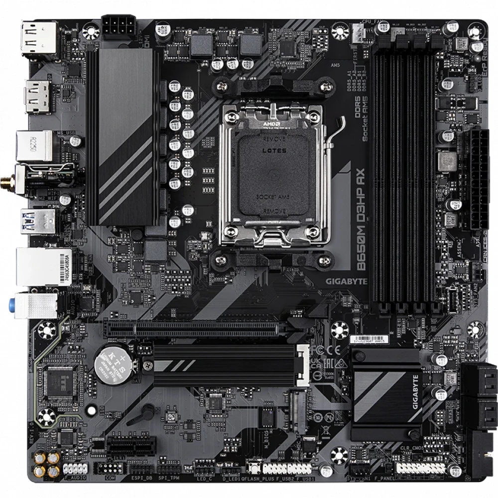 Материнская плата Gigabyte B650M D3HP AX, AM5 (REV1.3)