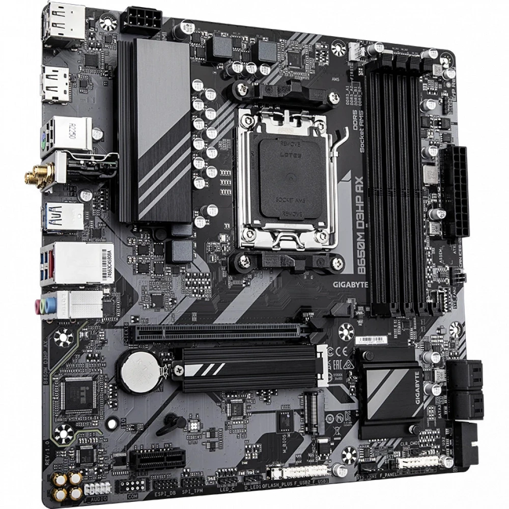 Материнская плата Gigabyte B650M D3HP AX, AM5 (REV1.3) — 2