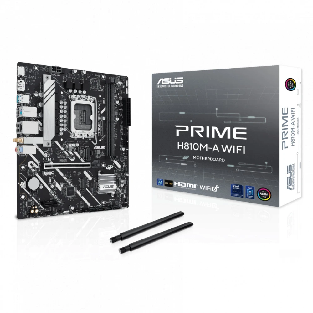 Материнская плата ASUS Prime H810M-A WiFi, LGA1851 — 5