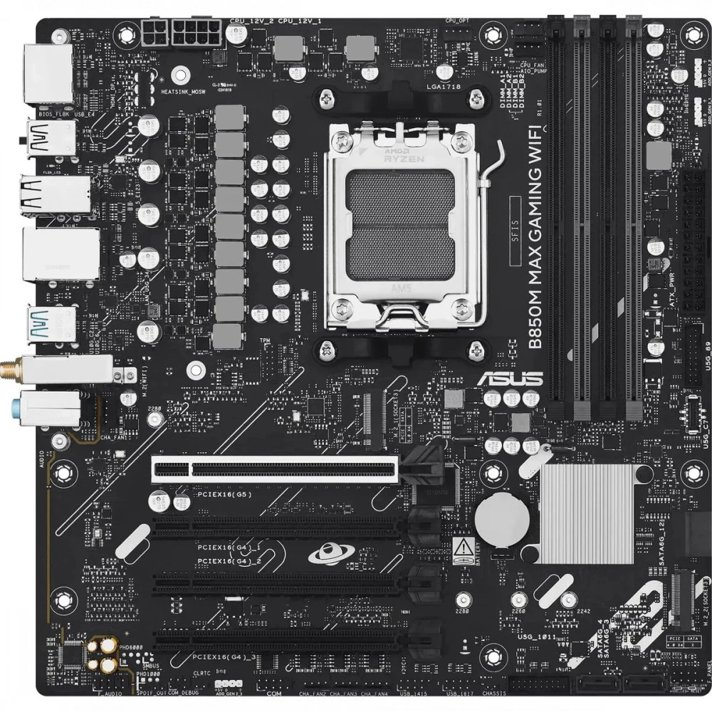 Материнская плата ASUS B850M Max Gaming WiFi, AM5 — 2