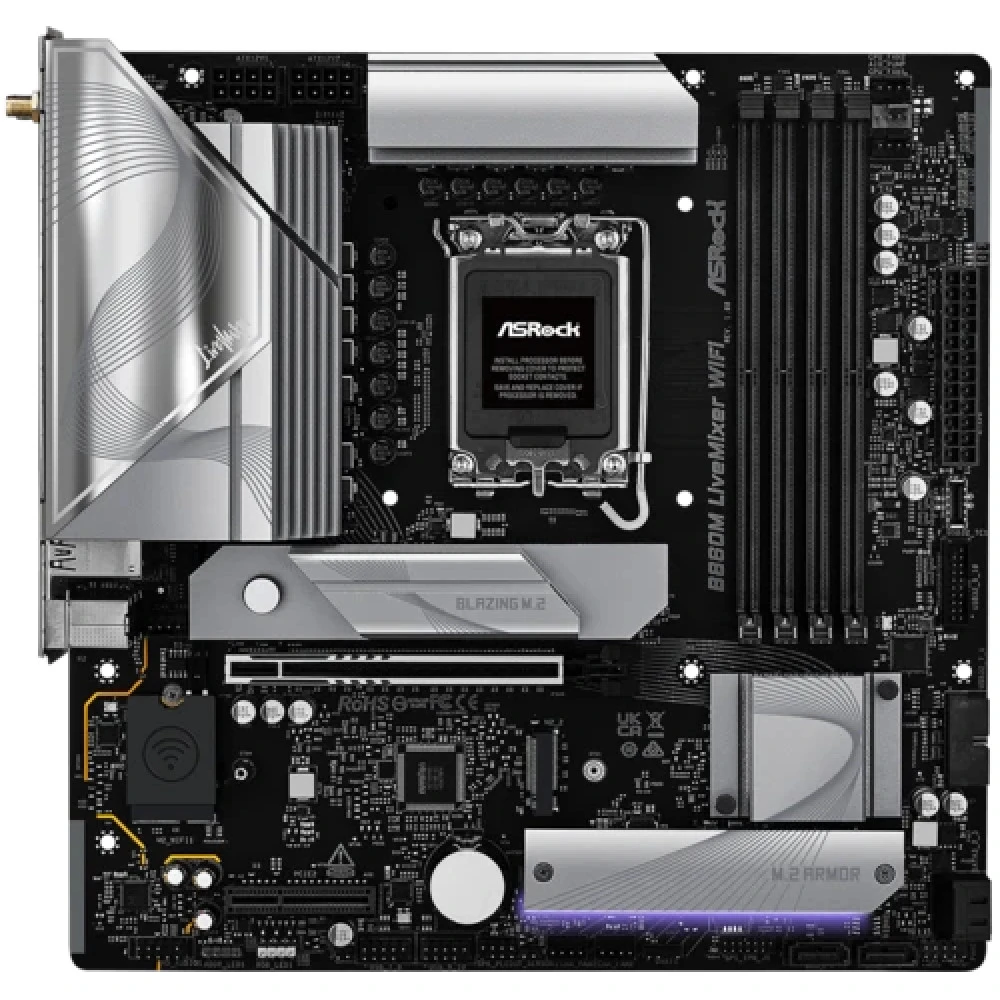 Материнская плата ASRock B860M LiveMixer WiFi, LGA1851