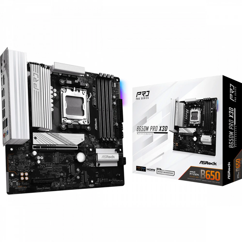 Материнская плата ASRock B650M Pro X3D, AM5