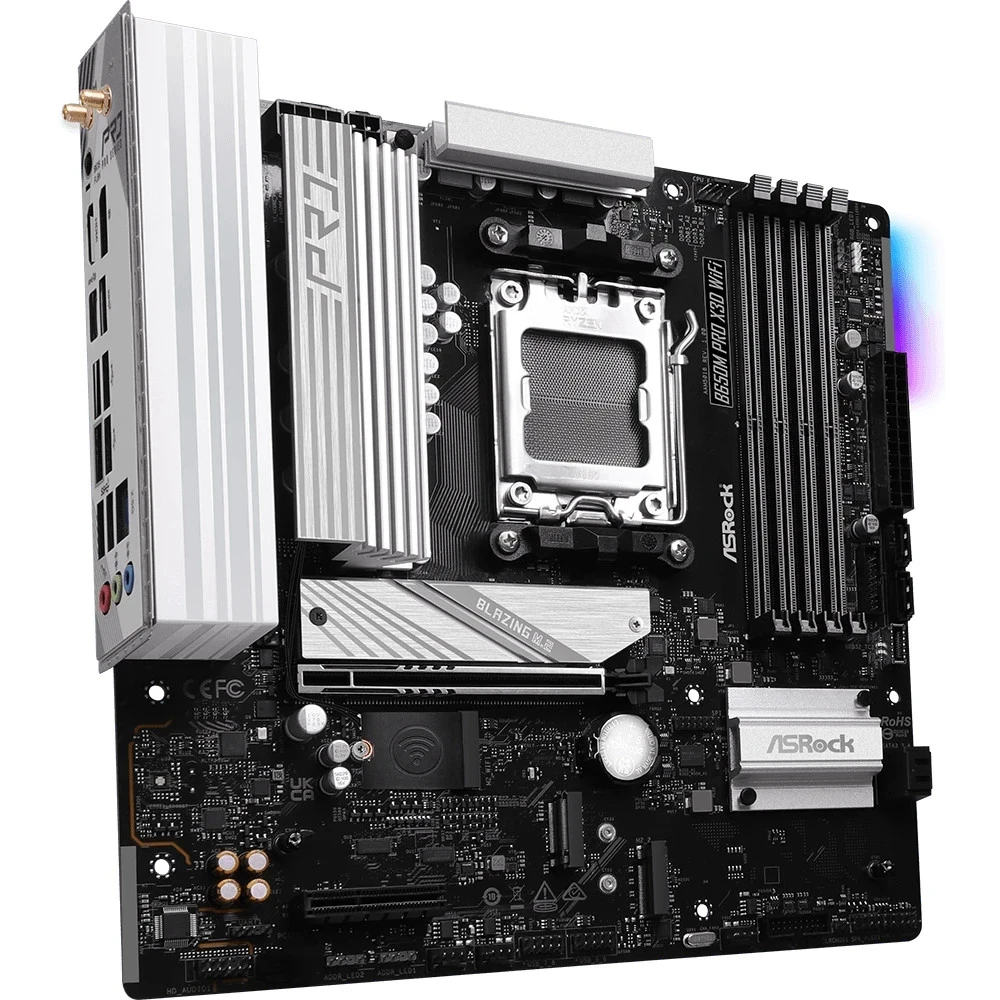 Материнская плата ASRock B650M Pro X3D WiFi, AM5 — 3
