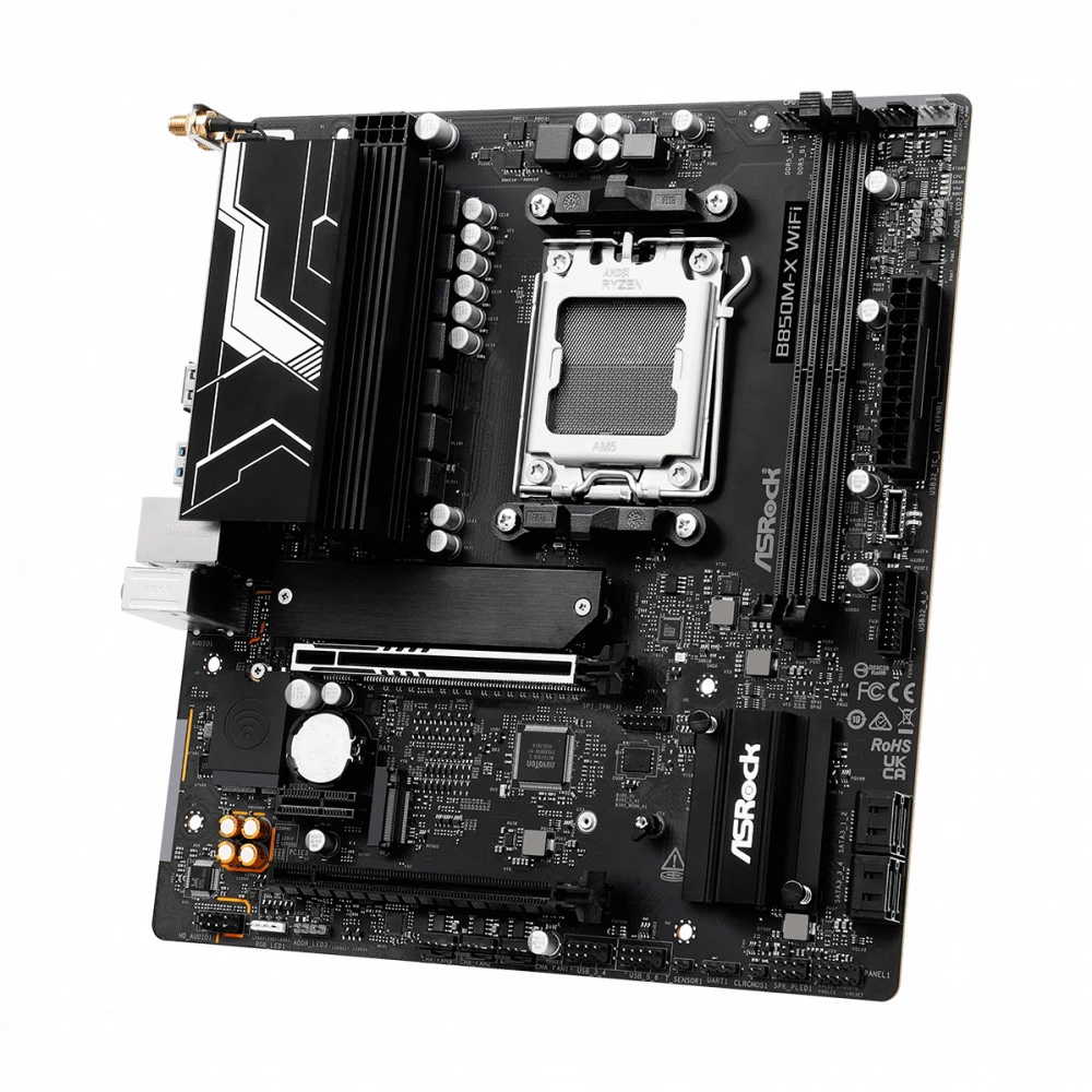 Материнская плата ASRock B850M-X WiFi R2.0, AM5 — 3