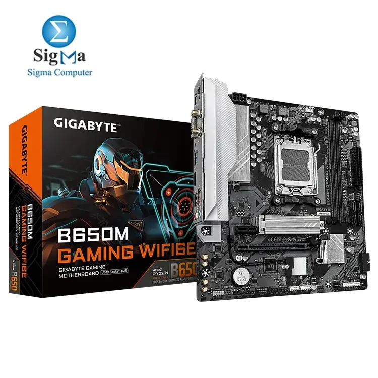 Материнская плата Gigabyte B650M Gaming WiFi6E, AM5 (REV1.4)