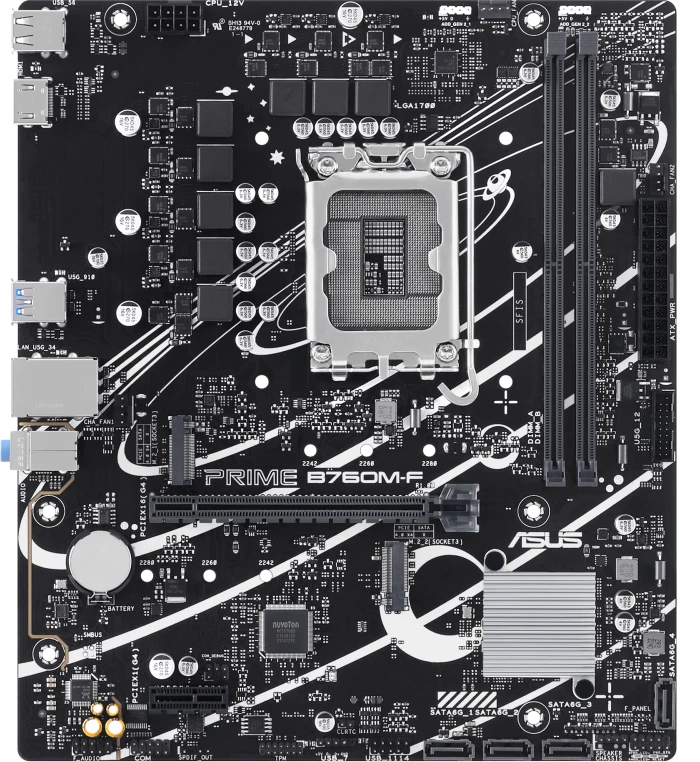 Материнская плата ASUS Prime B760M-F, LGA1700 — 2