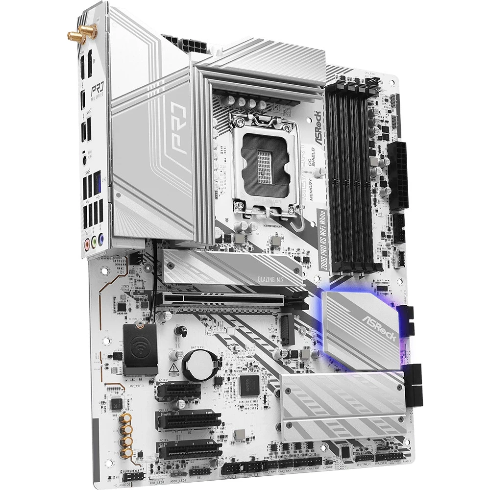 Материнская плата ASRock Z890 Pro RS WiFi White, LGA1851 — 2