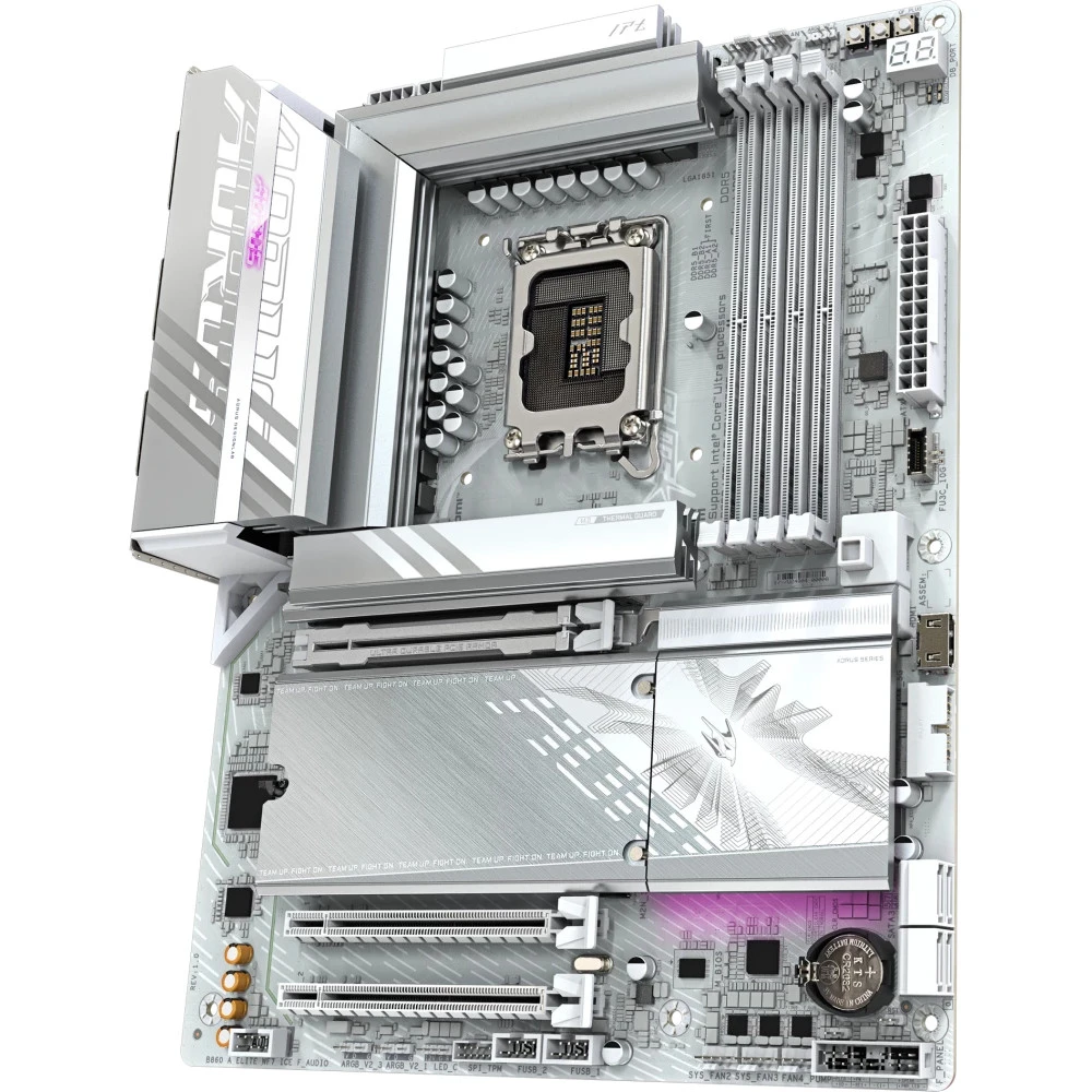 Материнская плата Gigabyte B860 Aorus Elite WiFi7 ICE, LGA1851 — 3