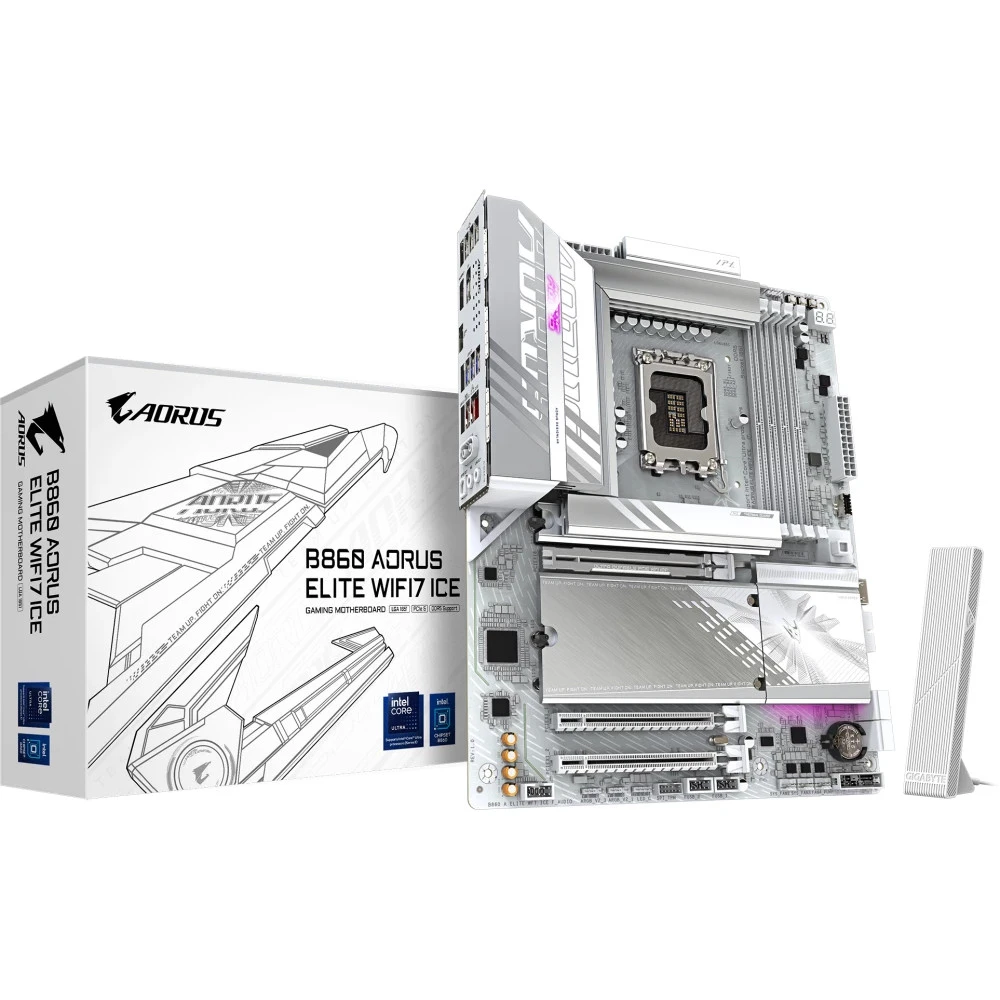 Материнская плата Gigabyte B860 Aorus Elite WiFi7 ICE, LGA1851 — 5
