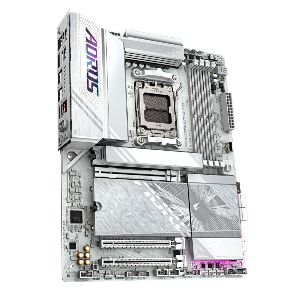 Материнская плата Gigabyte X870E Aorus Elite WiFi7 ICE, AM5 — 3