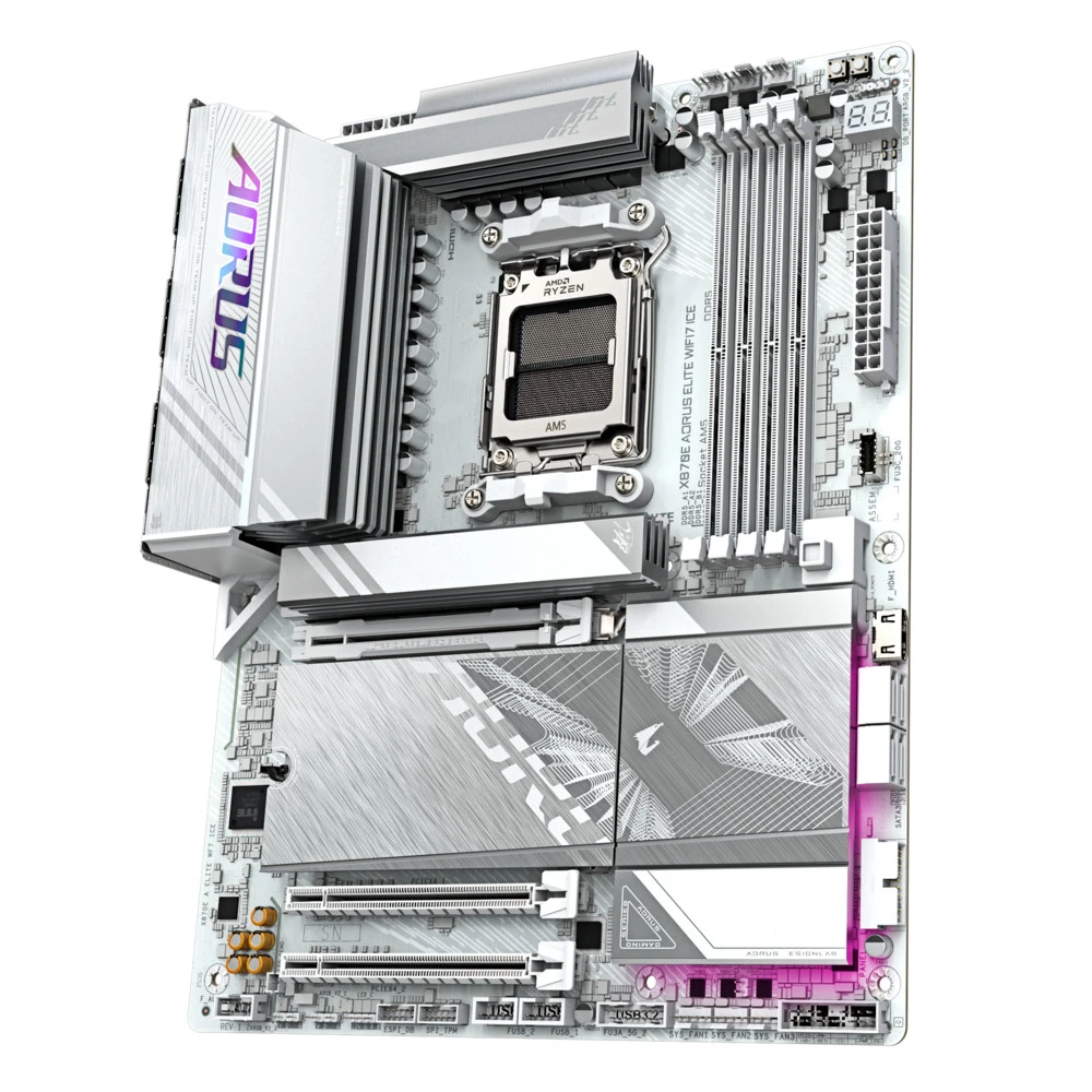 Материнская плата Gigabyte X870E Aorus Elite WiFi7 ICE, AM5 — 4