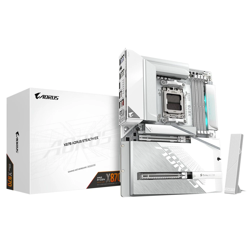 Материнская плата Gigabyte X870 Aorus Stealth ICE, AM5
