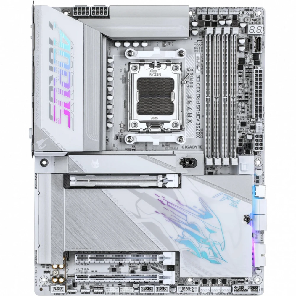 Материнская плата Gigabyte X870E Aorus Pro X3D ICE, AM5